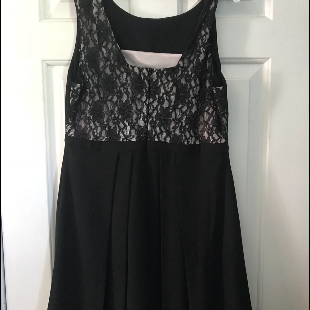 Black and pink midi party dress ❤️